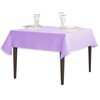 LinenTablecloth 54-Inch Square Polyester Tablecloth Lavender