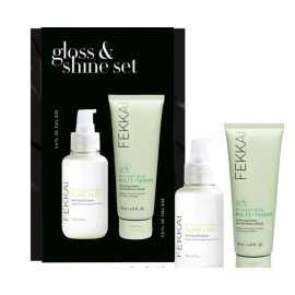 Fekkai Brilliant Gloss & Shine Set - Glass Hair Anti-frizz & Multi-tasker Crème