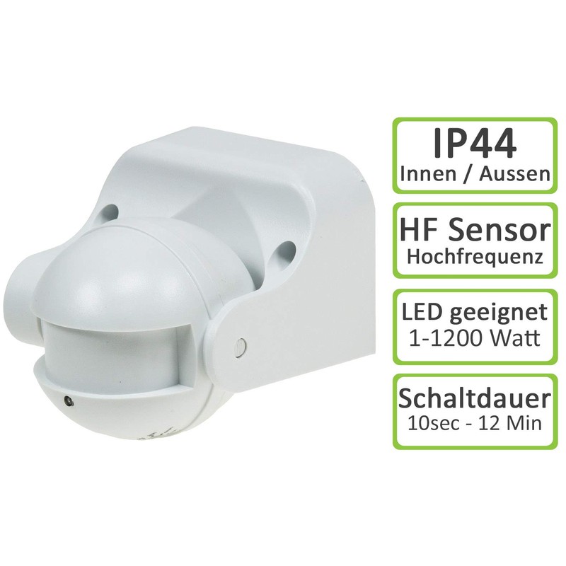 Motion Sensor IP44 Outdoor Indoor Radar HF Sensor 15 m