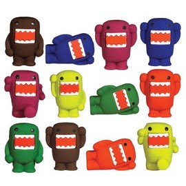Domo Toy Erasers Lot of 20 by NHK