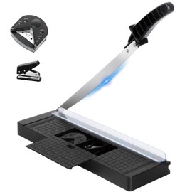 SOARFLY Paper Cutter A4, Paper Cutter with Corner Rounder, Paper Cutter A4/B5/A5/B6/B7, Suitable for Home, School, Office, Crafts (Cuts 8 Sheets of A4 Paper Simultaneously)