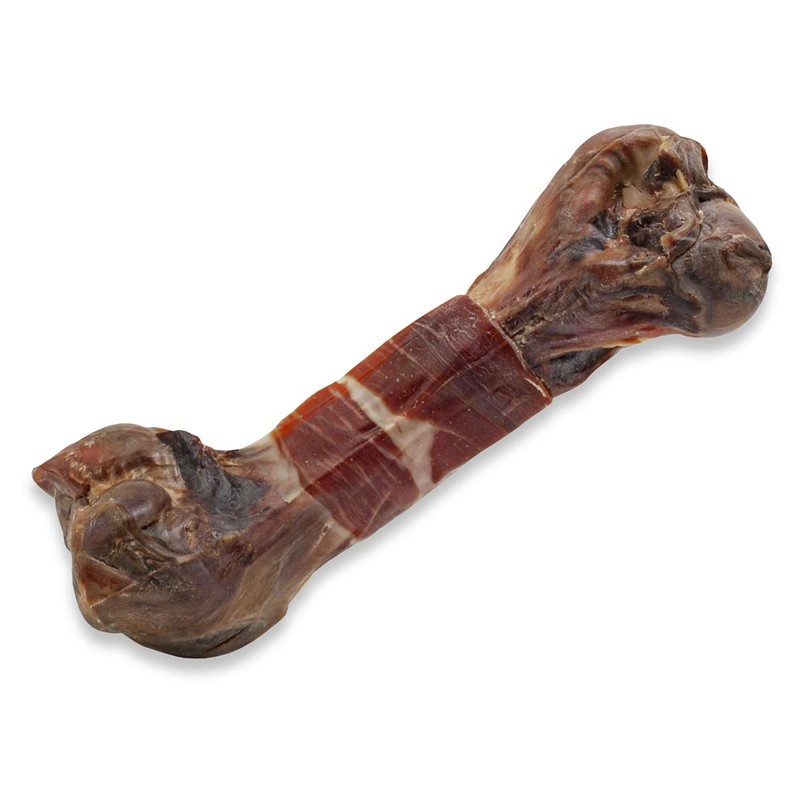 CHOMP'EMS Serrano Ham Bone Wrapped in Real Prosciutto Ham, 1