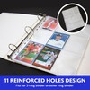 BAZIC Products Sports Card Holder Protector Sheet, 9 Pockets Plastic