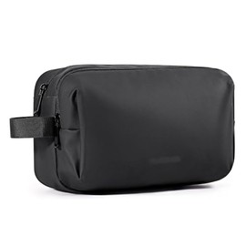 Havenry Black Unisex Toiletry Bag - Durable Travel Toiletries Bag for Men & Women - Versatile Wash Bag - Compact Men & Women Toiletry Travel Kit - Ideal Hanging Toiletry Organizer for Travel