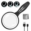 Magnifying Glass with Light, 33 LEDs 30X Magnifying Glass for