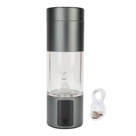 280ml Hydrogen Water Bottle Generator, SPE PEM Technology Hydrogen Water Generator, 3000ppb Portable Hydrogen Rich Water Generator Cup for Home Fitness Office Travel