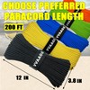 VVAAGG 1000lb Paracord Rope 200FT Utility Parachute Cord 4mm Heavy