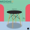 Mubson Mesa Para Comedor P 4 Personas Mesa Comedor Redonda
