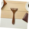 Healeved Wooden Scalp Massager Comb Natural Five-claw Acupoint Tool for