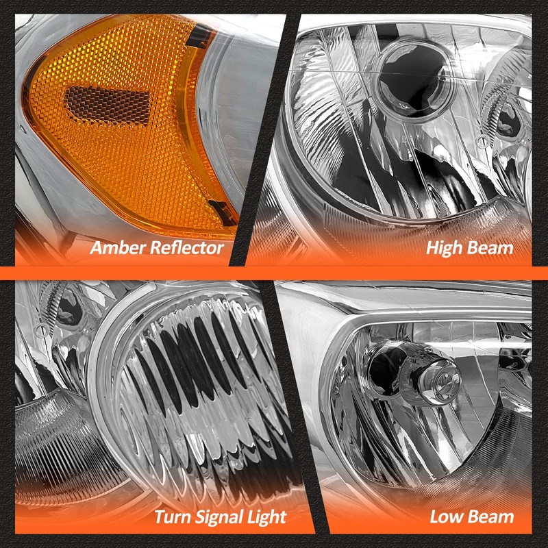 AXLAHA Headlights for 2006-2013 Chevy Impala/ 2014-2016 Impala/ 2006-2007 Monte