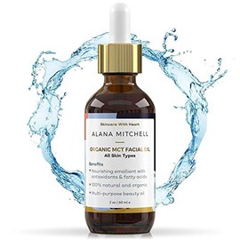 Aceite de coco orgánico fraccionado para la piel – 100% puro para la cara y el cuerpo – Mejor humectante MCT para piel seca, cabello, uñas y labios – Ilumina, reduce arrugas y uniforme el tono de la piel