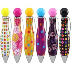 Short Fat Pens 6 Pcs Ergonomic Mini Pens For Tremor Arthritis Handicap Parkinson Cute Mini Pen Elegant Fat Pens Black Ink