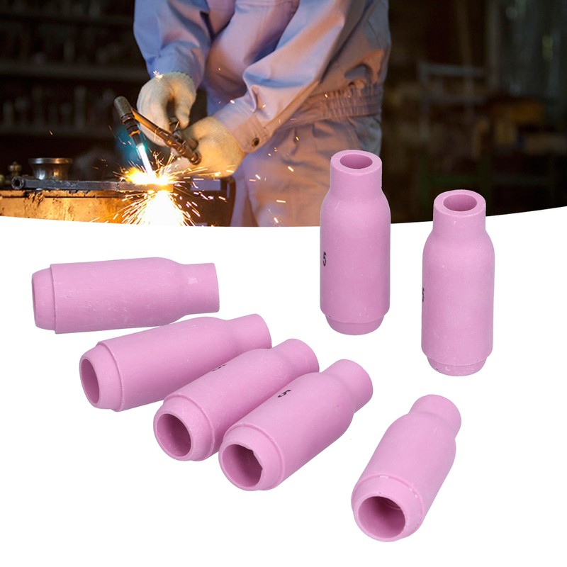 20Pcs TIG Alumina Nozzles Ceramic Cup Gas Lens Shield Consumables