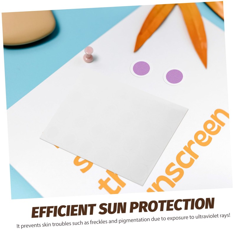 CHILDWEET 10 Sheets UV Stickers UV Detection Stickers UV Patch