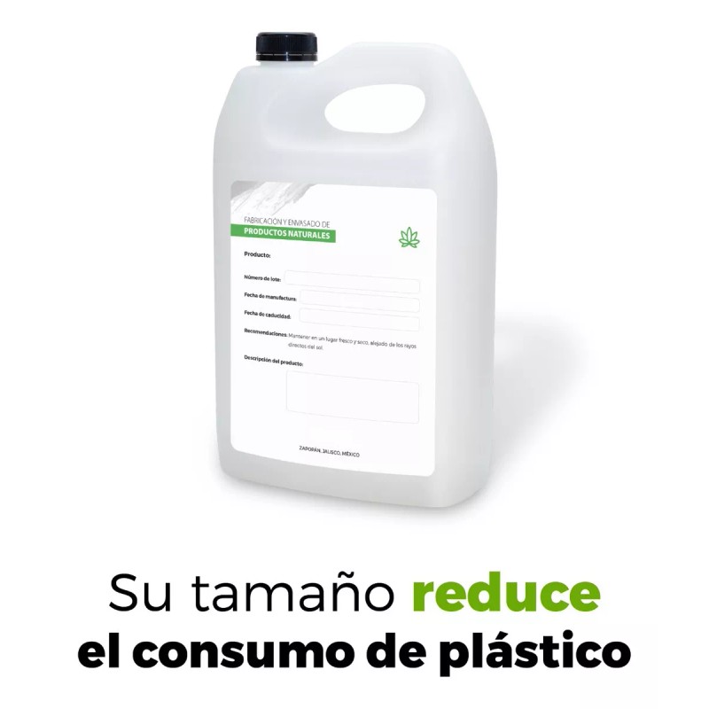 Beohemp Bloqueador Solar Biodegradable Vegano Coco FPS50+ Beohemp Galón 3780mL
