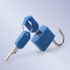 Yesmin 2 Pcs Luggage Lock with Key,Mini Padlock Luggage Lock