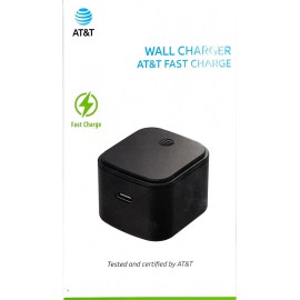 AT&T 18W Power Delivery Wall Charger-Black