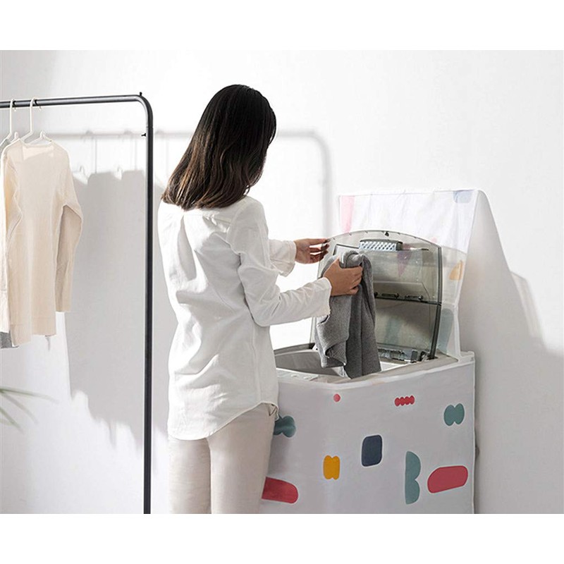Kinteshun Washing Machine Cover,Washer Dryer Dustproof Waterproof Protection Case Cover