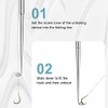 ARFUKA Fish Hook Remover Stainless Steel Fishing Hook Remover Tool