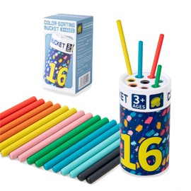 SWIMDOG Montessori Toys for Toddler, Color Sorting Bucket Preschool Learning Toddler Toys, Boys Girls Birthday Gift, Travel Toys, Fine Motor Developmental Infants Sensory Matching Games