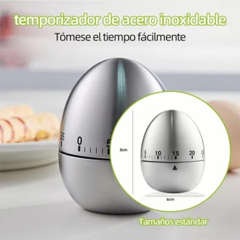 Egg Kitchen Timer, Egg Timer Stainless Steel Kitchen Timer Kitchen