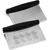 Innoteck Essentials Stainless Steel Dough Scraper - Multi-purpose Kitchen Tool