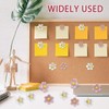 XQMMGO Pack of 30 Flower Thumbtacks, Pins for Notice Board,