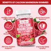 Calcium Magnesium Zinc Gummies with Potassium Vitamin C, B6, D3,