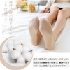 Ekieta Women's Socks, Summer, 3-Pair Set, Footcover, Pumps, No Slip