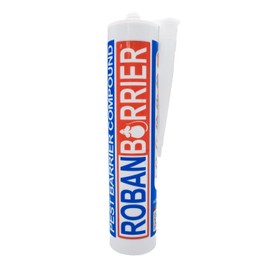 Roban Barrier Compound - Instantly Effective, Waterproof Rodent Block & Hole Filler, Metal Fiber Reinforced, Indoor/Outdoor, Paintable, Rodent Barrier