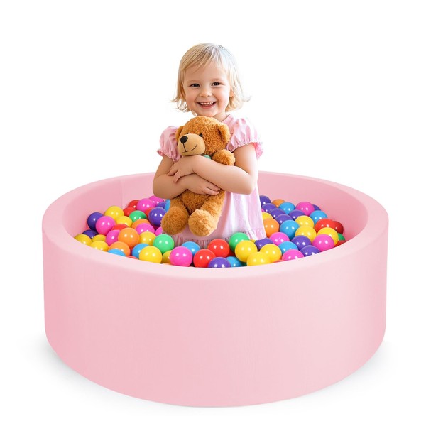 Foam Ball Pit, 35"x 12" Ball Pits for Toddlers, Soft
