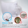 Queen Size 4 Pack Pillow Inserts, Pillows for Sleeping 4