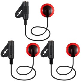 Piezo Contact Microphone Pickups for Guitar, Violin, Viola, Cello, Banjo, Ukulele, Mandolin and More (3 Pack)