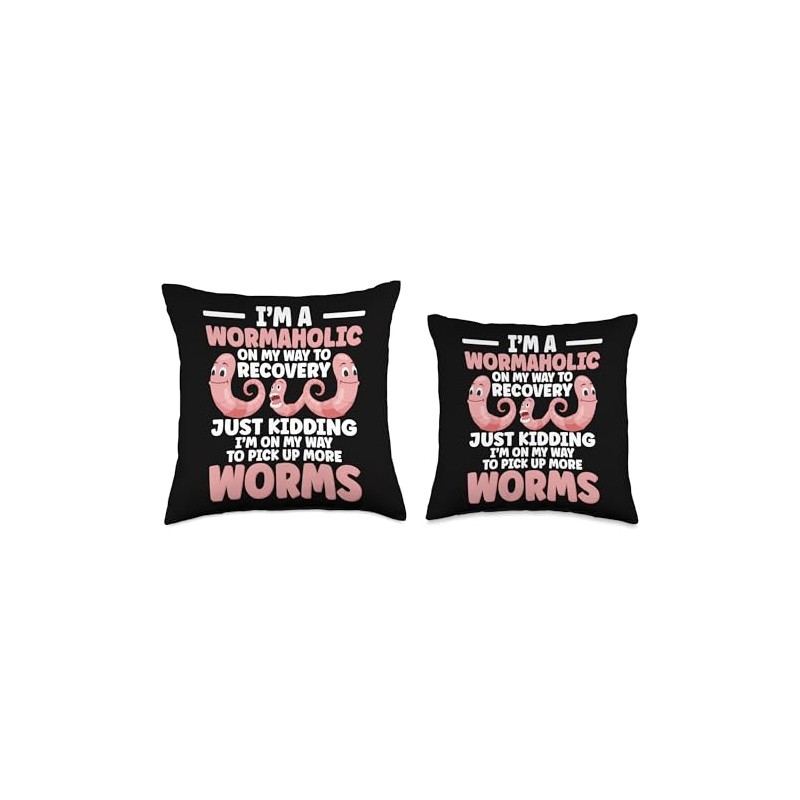 Worm Composting Bin Vermicomposting Bin Worm Farm Composter Throw Pillow