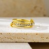 JINEAR 14K Gold Stackable Rings for Women Non Tarnish Dainty