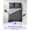 Wolkenfeld Cushion Cover 80 x 80 cm 2-Piece Grey -