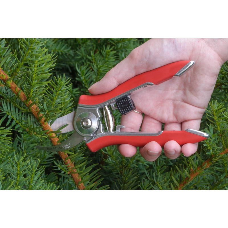 Dramm ColorPoint Stainless Steel Compact Garden Pruning Shears, Hand Pruner,