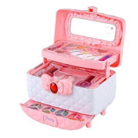 Kids' Beauty Professional Toy Makeup Box Cosmetics Playset