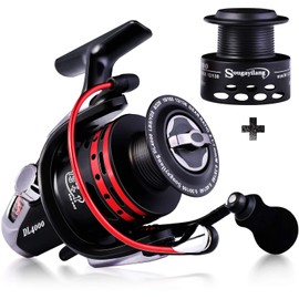 Sougayilang Fishing Reels Powerful 13+1BB Spinning Reels Ultra Smooth Reel for Saltwater or Freshwater - New for 2018, Fierce DL 4000