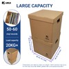 Vinyl Record Storage Box & Moving Box – Sturdy Cardboard
