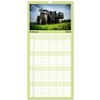 Family Planner 2025 - Agricultural Technology with 5 Columns (Wall
