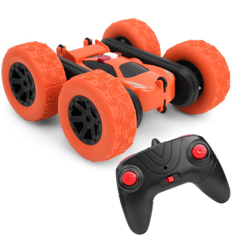 DoubleSided Stunt RC Car 360 Degrees Rotation Spraying Remote Control