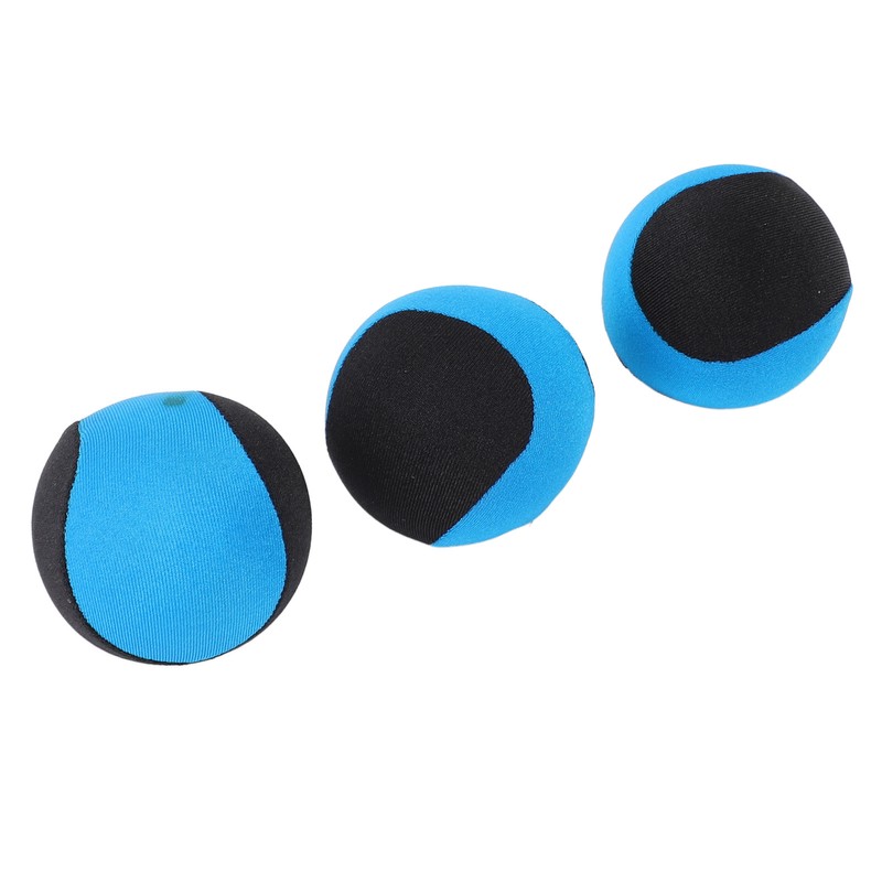 3Pcs Water Bouncing Balls Durable Rubber Water Skipping Balls Grip
