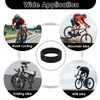 8 Piece Bicycle Handlebar Spacer Set Ahead Spacer Black Bicycle