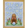 Design Works Crafts Starry Night Bunny Counted Cross Stitch Kit,
