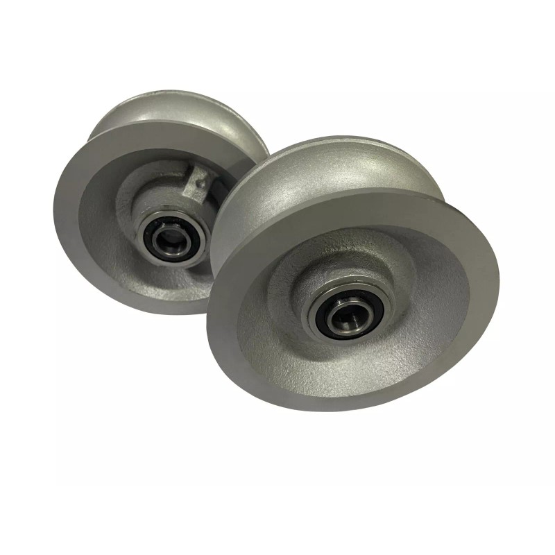 Sourdough Gate Hardware Pair of Chain Link Gate U-Groove Pipe