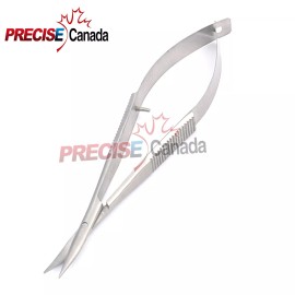 PRECISE CANADA Westcott Tenotomy Micro Scissors 4.5" Curved Ophthalmic Eye Surgical Instrument