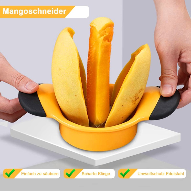 Mango Cutter, Stainless Steel Mango Divider Blade, Used for Mango