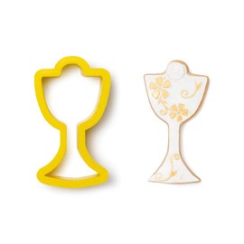 Decora Cookie Cutter Chalice, Yellow, 19 x 9 x 2.5 cm