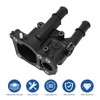 Hoypeyfiy Thermostat Housing Cover Base Replacement for Vauxhall Opel Astra